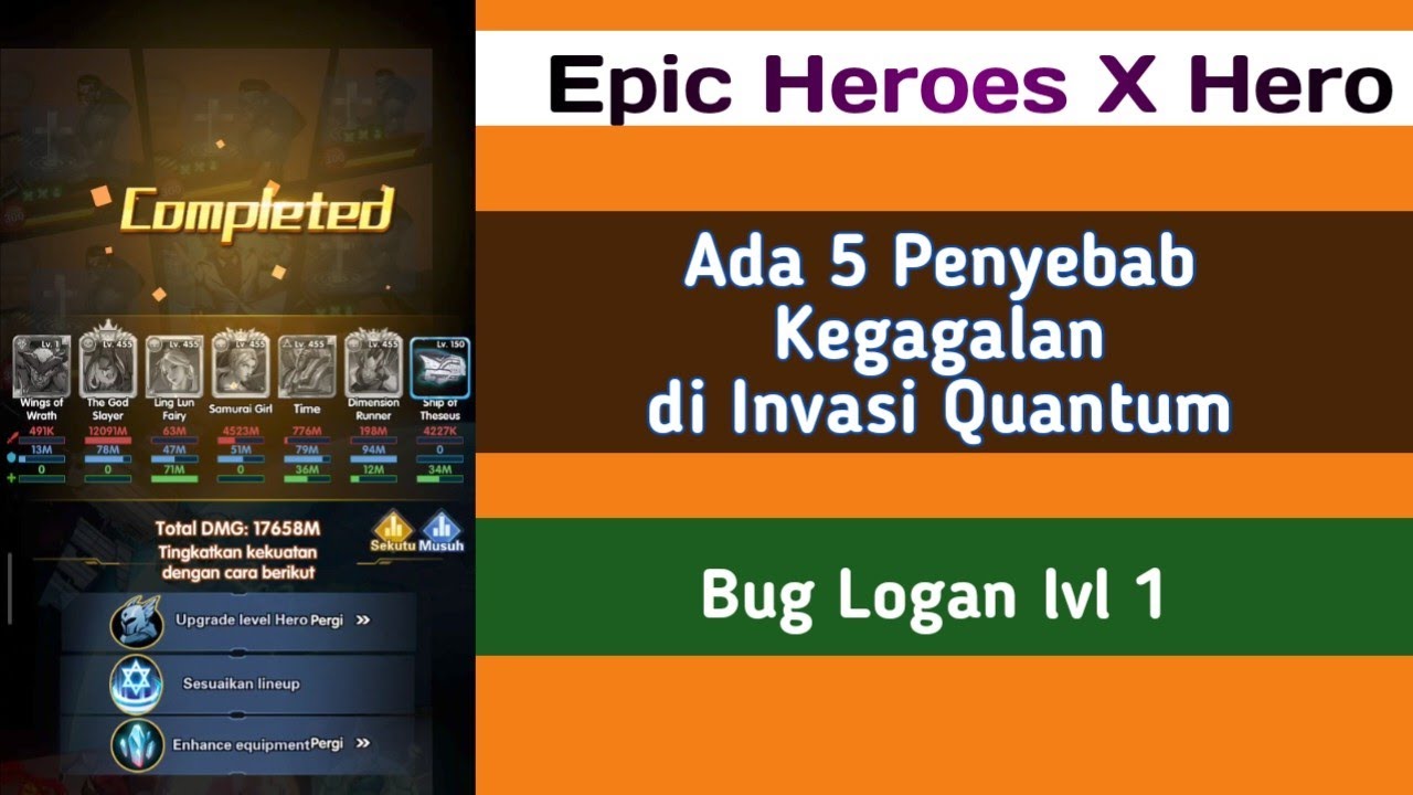 Ada 5 Penyebab Kegagalan di Invasi Quantum EPIC HEROES X HERO #epicheroes #xhero #syarnanofficial