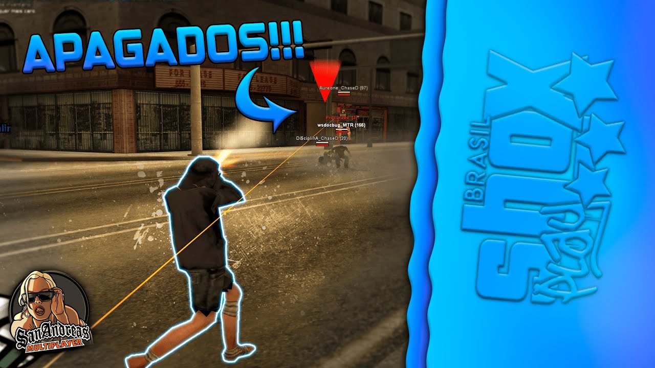 ACABANDO com os CRIMINOSOS DE LOS SANTOS no BRASIL PLAY SHOX SV3 [PC/MOBILE]😎