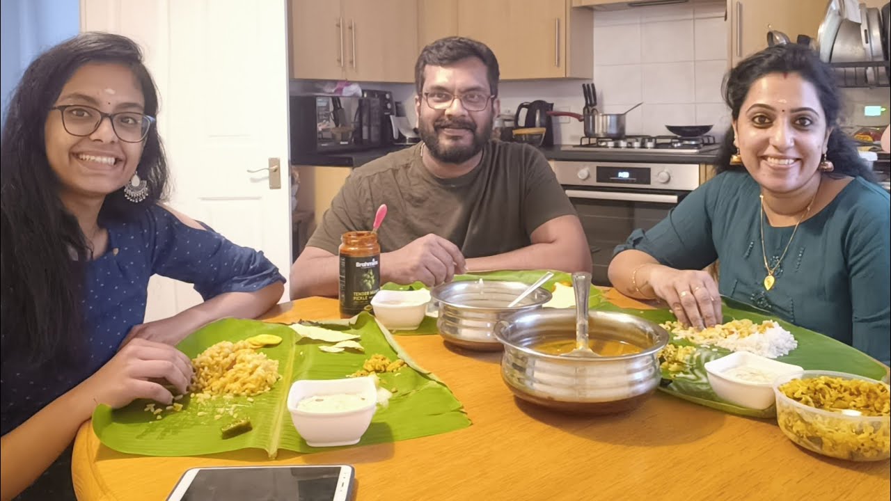 Our small celebration🎉🥰 | Kerala sadya | Payasam| #family #keralasadya #food #uklife