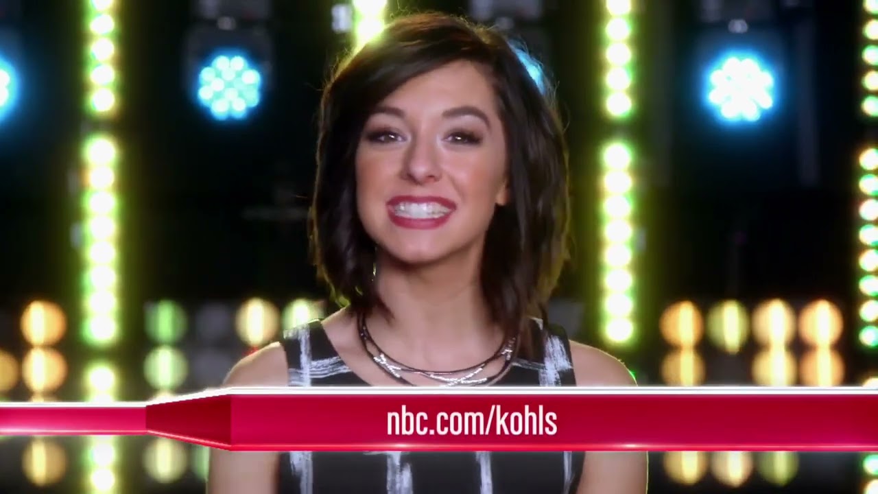 Christina Grimmie Showcases Kohls Fashion on The Voice 2015