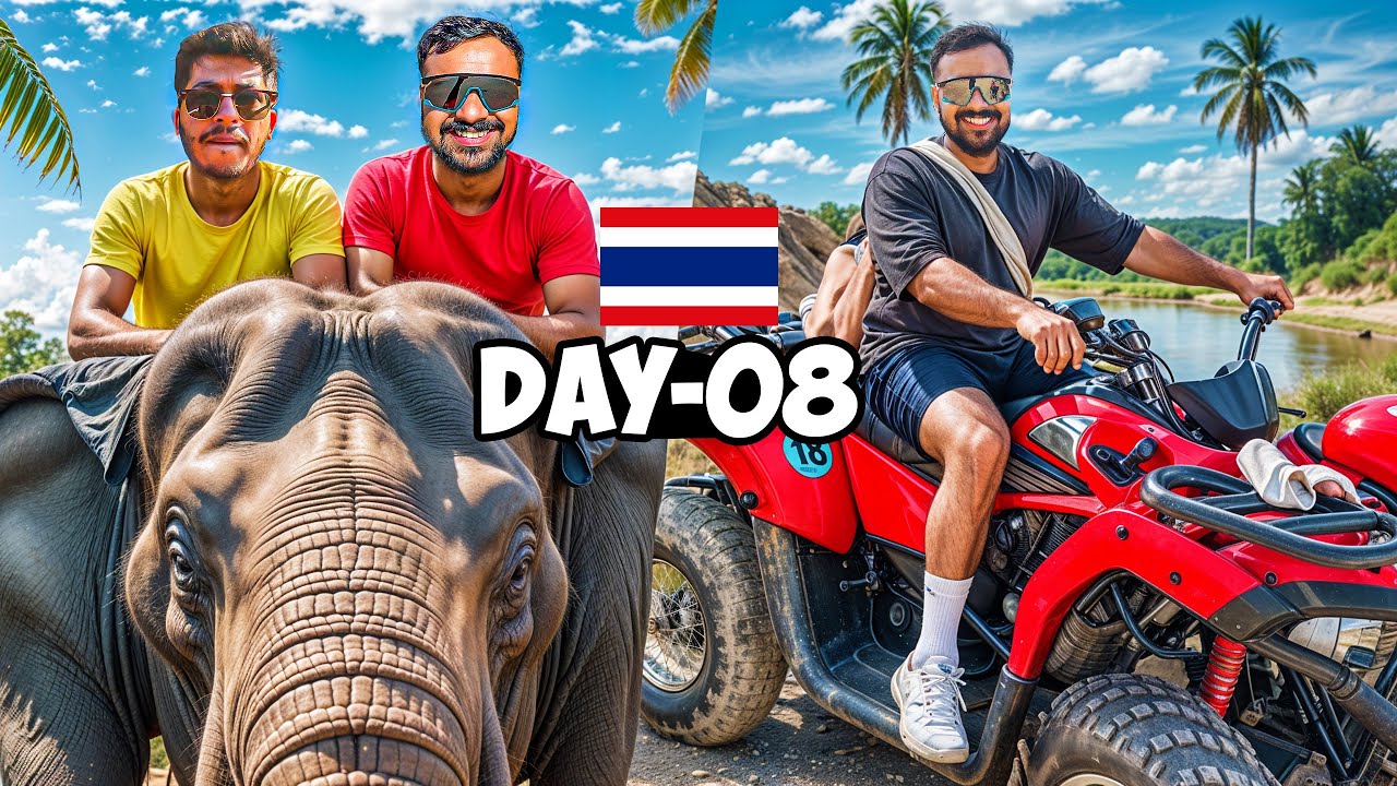 PHUKET DAY TOUR 🇹🇭😉 | ELEPHANT RIDE AND ATV ADVENTURE