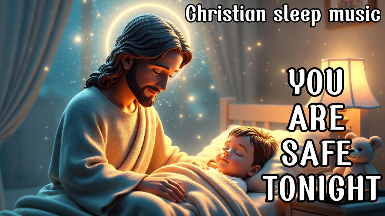 👉 YOU ARE SAFE TONIGHT 🙏 1 Hour Christian Sleep Music Album | Night Prayer & Worship