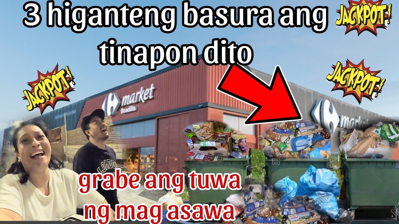 BUHAY ESPANYA | TRASHFINDER | GRABE MAGTAPON ANG SUPERMARKET NA ITO KAMI ANG SUKO😱 | dumpster diving
