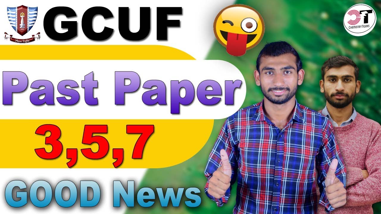 Past Papers GCUF Affiliated Colleges 2022 | Past Papers Download Semester 3,5,7 GCUF