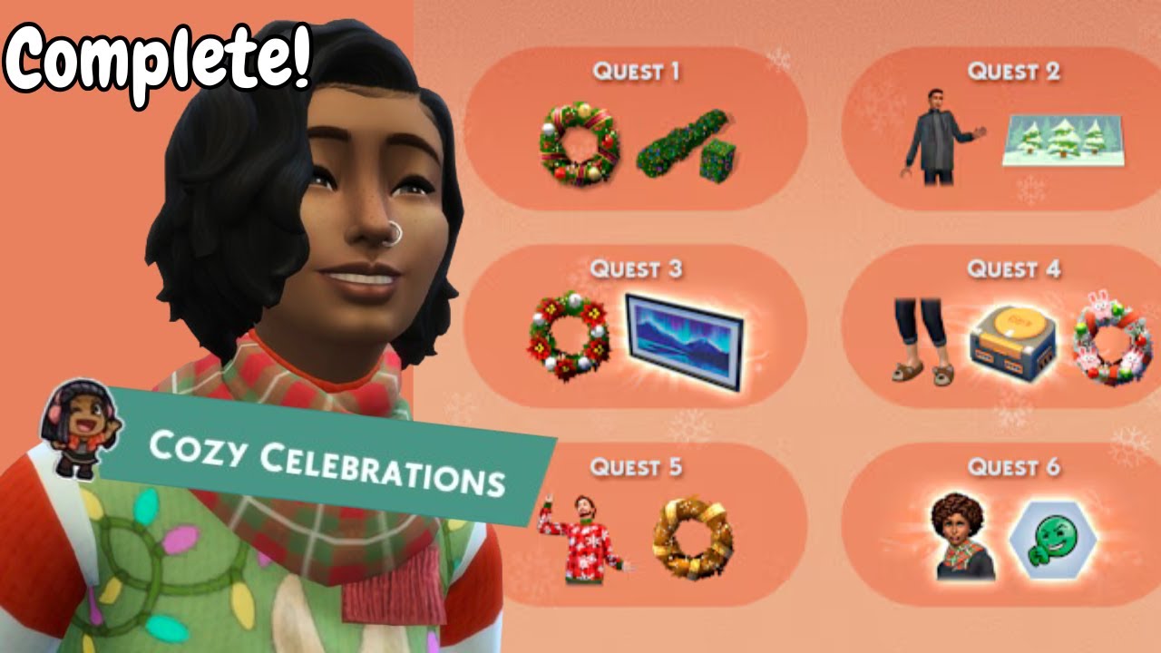 completing the cozy celebration event and sharing my thoughts on it