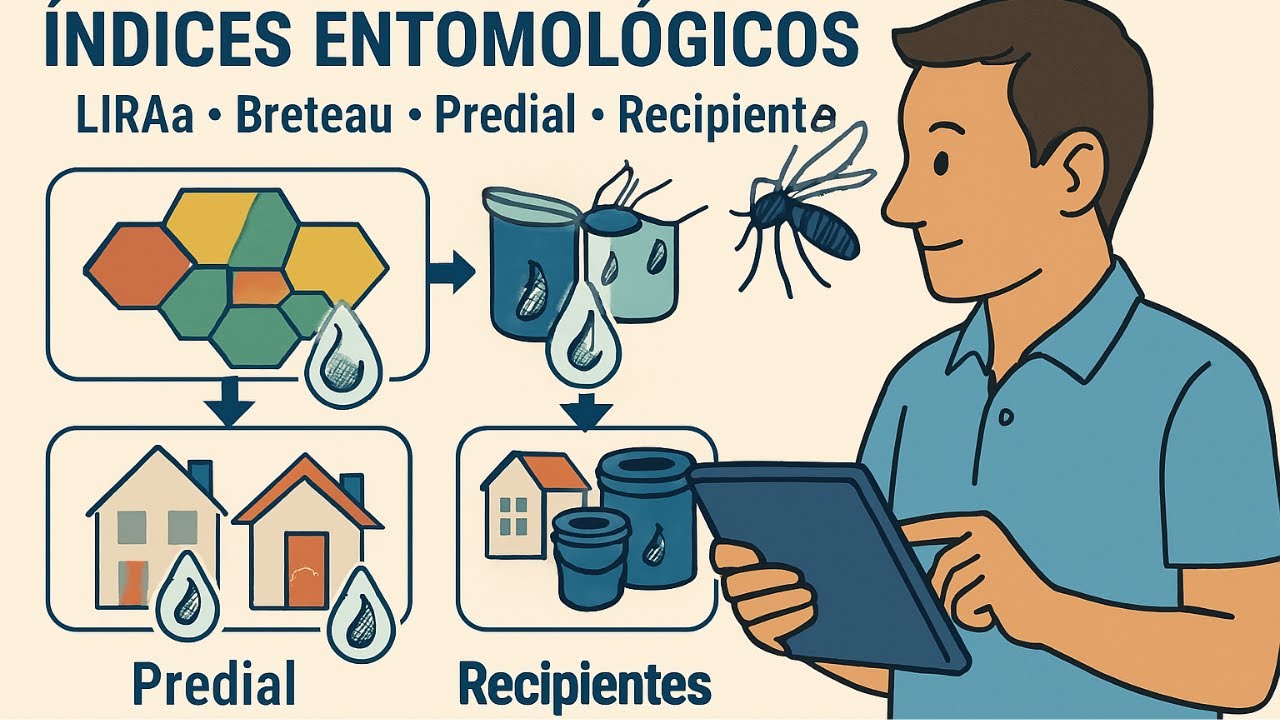 ÍNDICES ENTOMOLÓGICOS | LIRAa, Breteau, Predial e Recipientes