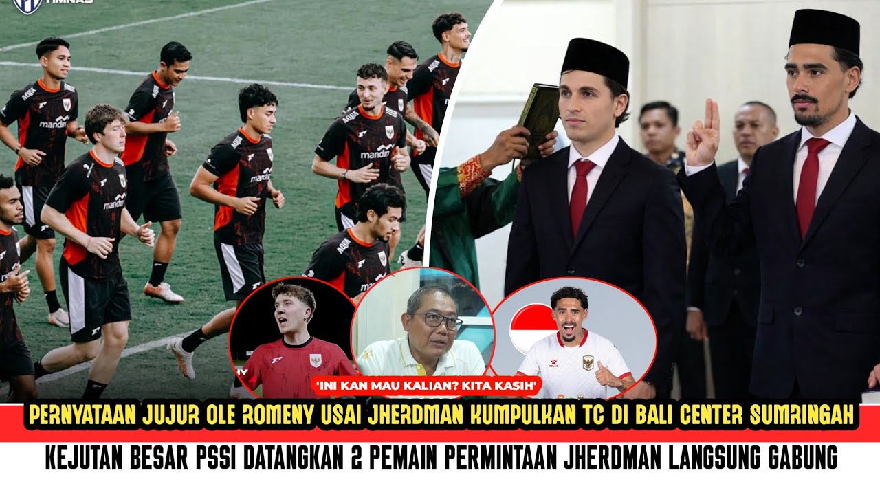 🔥ANOMALI BERKELAS! Reaksi JUJUR Romeny Usai JHerdman pilih TC Bali~Saat PSSI datangkan PEMAIN EROPA?