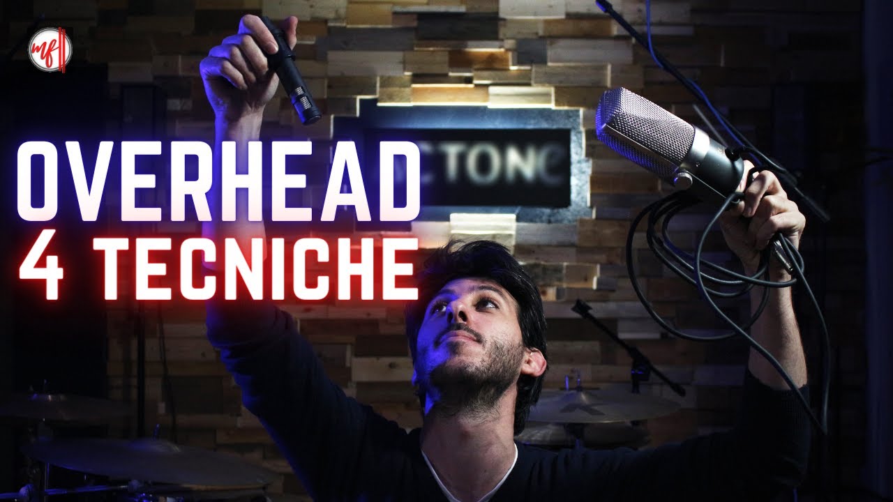 OVERHEAD // Microfonare la batteria con 4 tecniche diverse