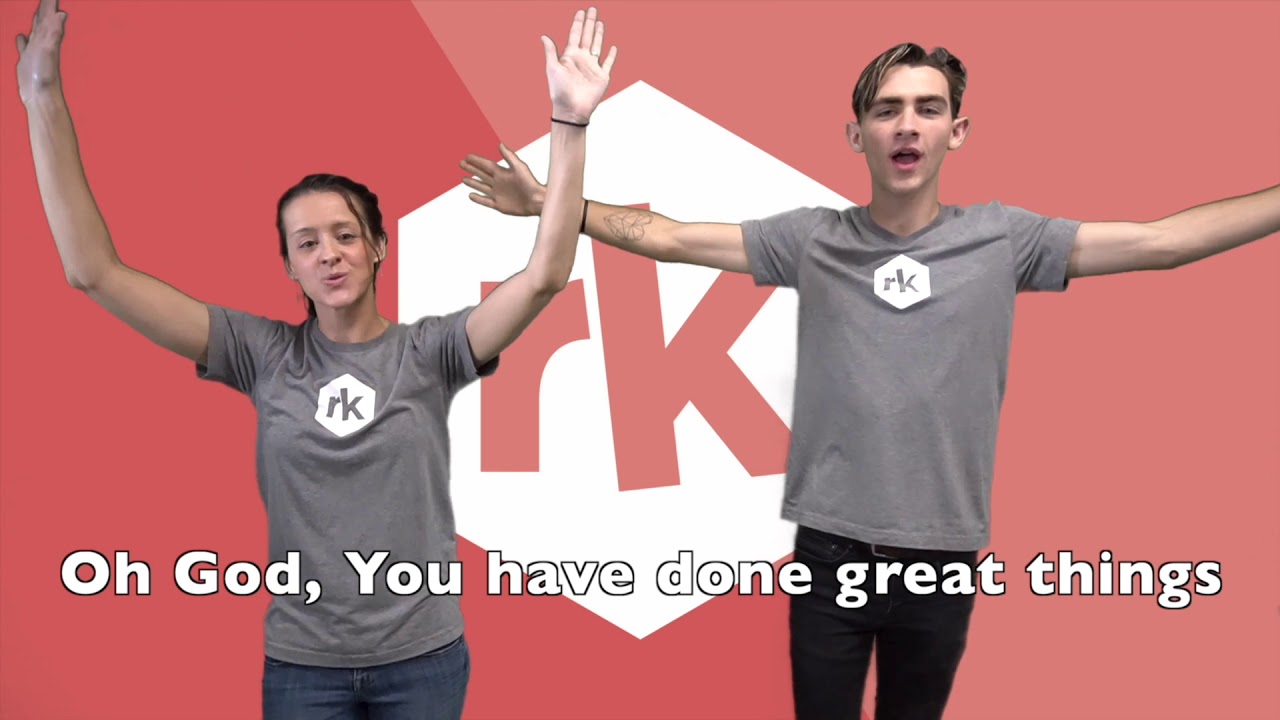 GREAT THINGS! Phil Wickham / Motions and Lyrics for Kids!