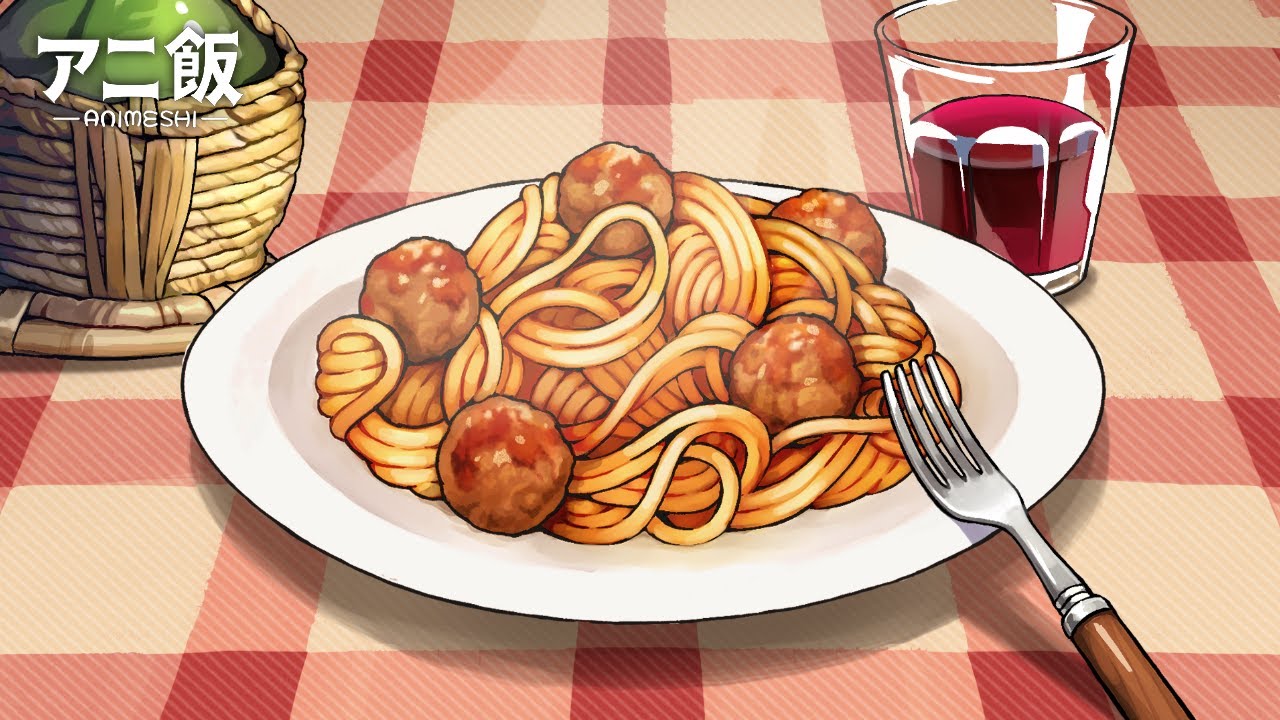【アニメ飯11】ルパン三世 カリオストロの城｜ミートボールスパゲッティ【環境音】ファンアート