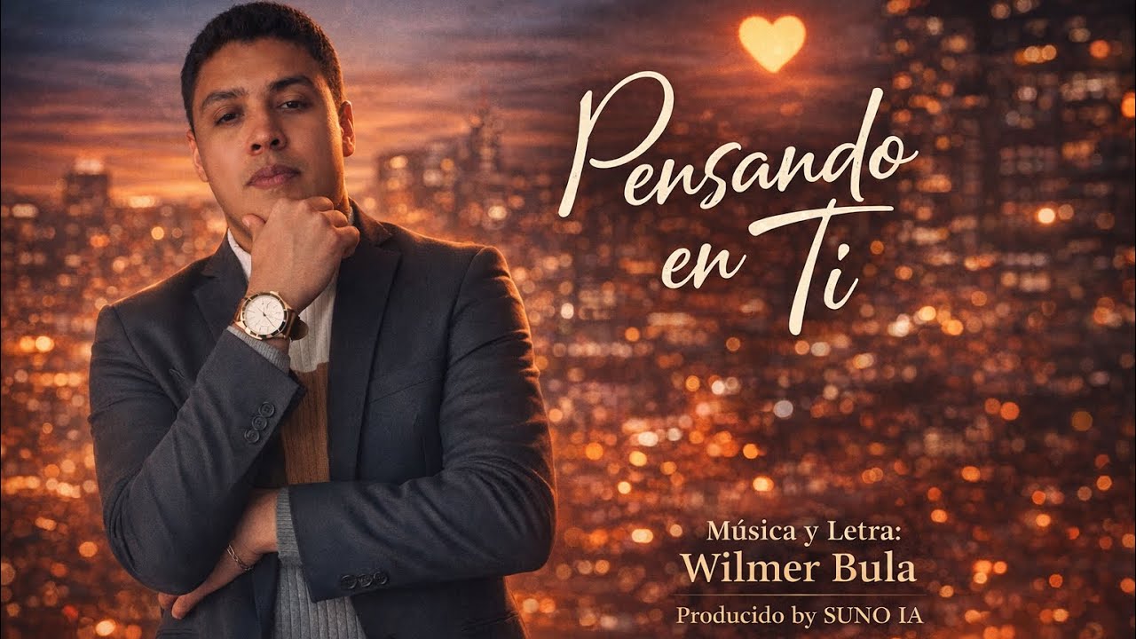 Wilmer Bula - Pensando en ti /  Balada  romántica/ producida by SUNO