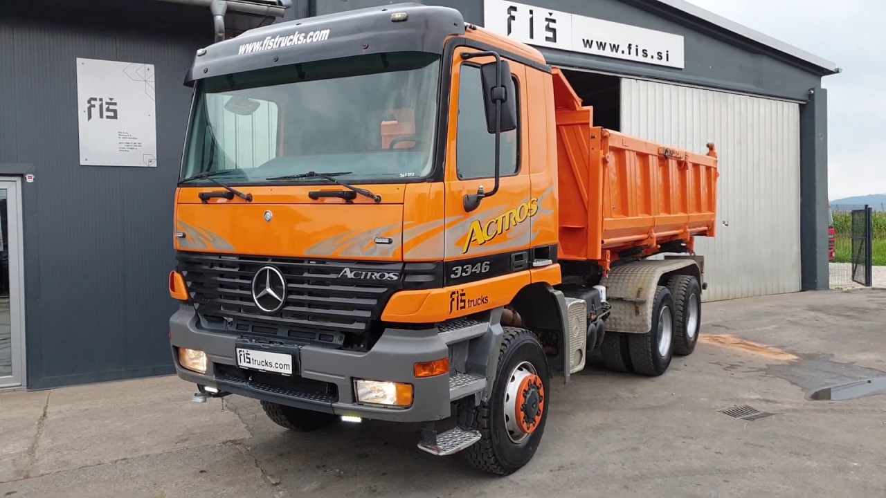 MERCEDES BENZ ACTROS 3340 AK 6X6 TIPPER - FIŠ TRUCKS SLOVENIA