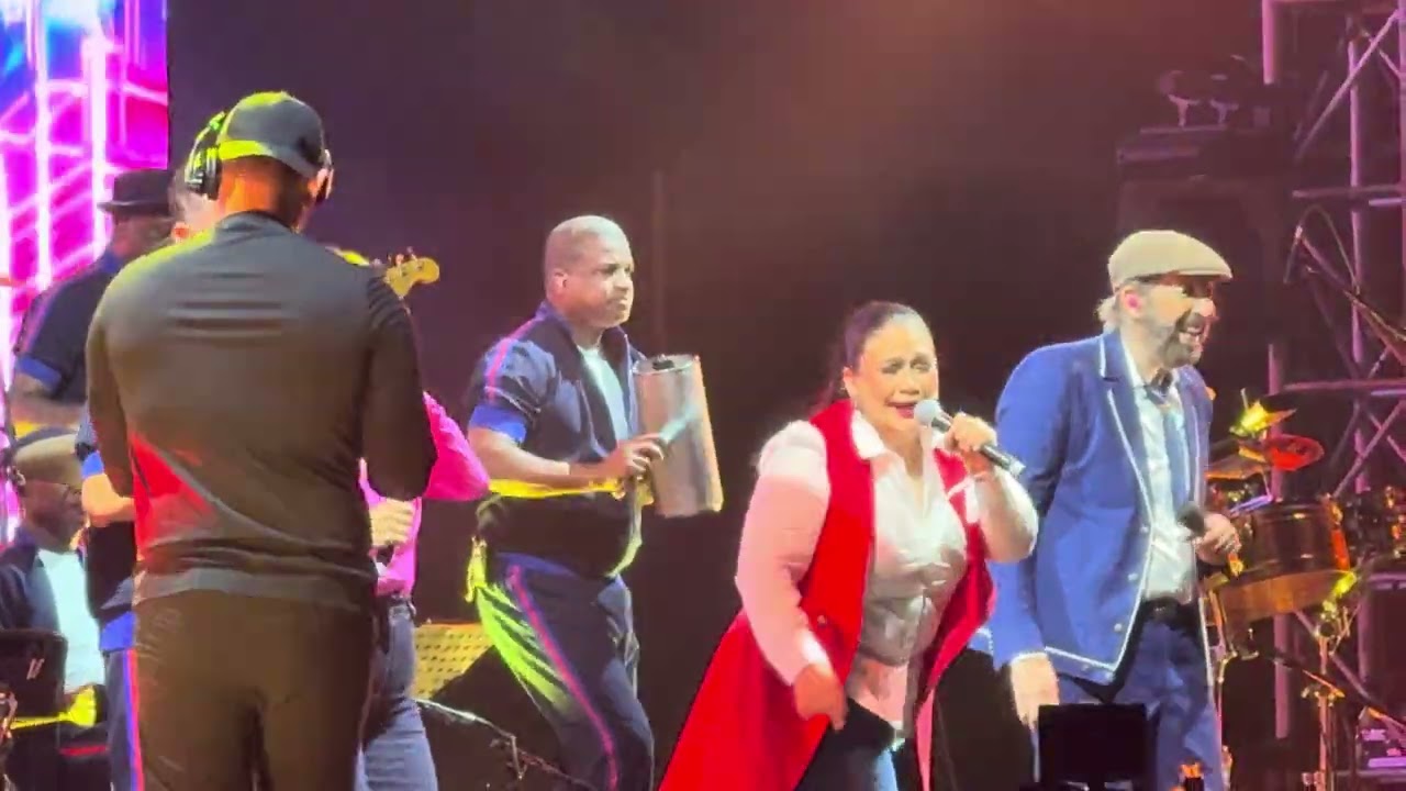 Juan Luis Guerra en el estadio Cibao de Santiago.  21 de febrero, 2026