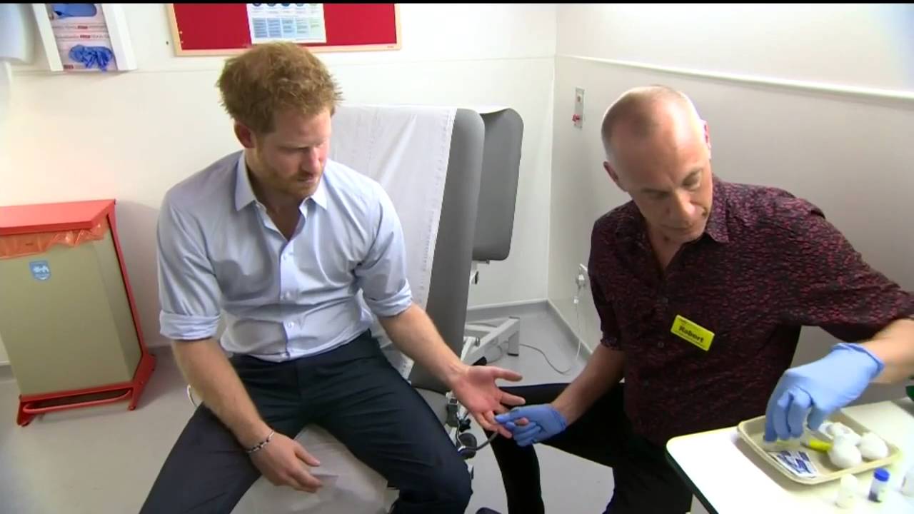 Prince Harry gets tested for HIV