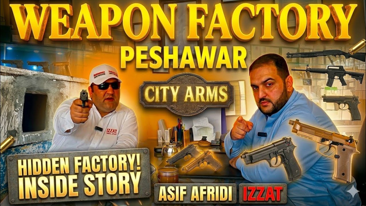 Inside Peshawar’s Secret Weapon Factory 🔫 | Izzat Travel Story