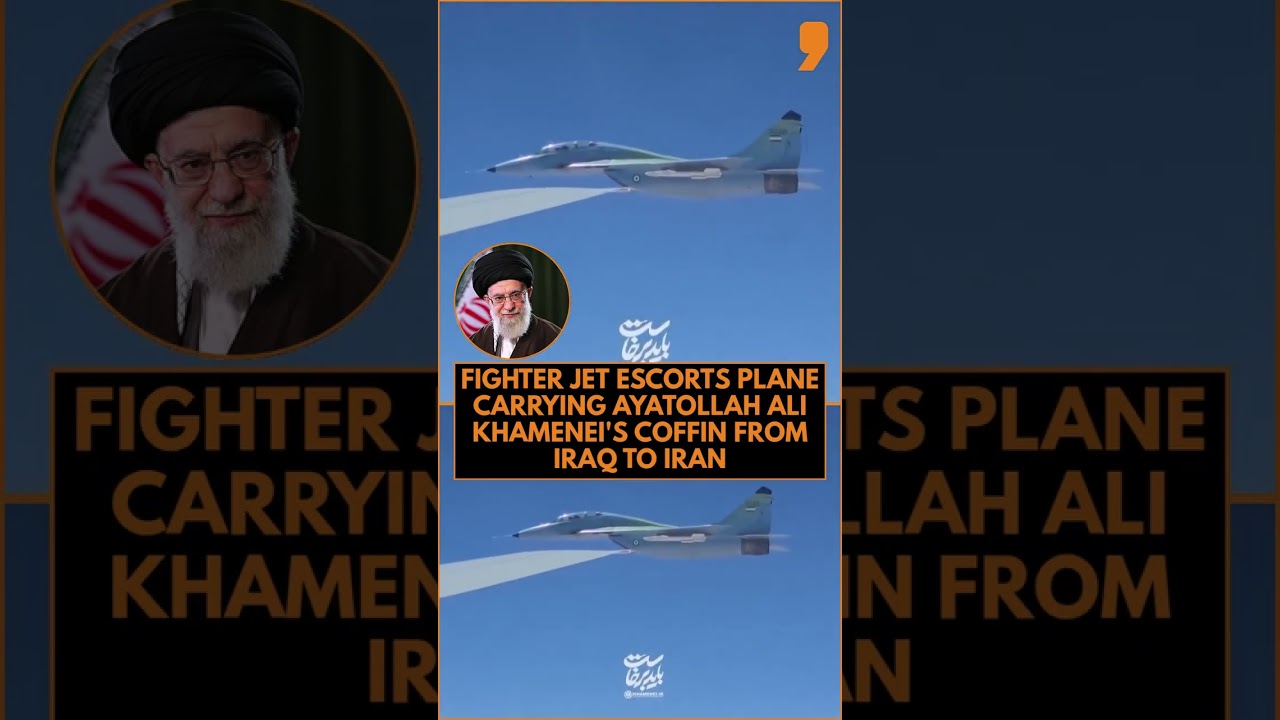 Ali Khamenei's Coffin Returns to Iran | Fighter Jets Escort Final Journey to Mashhad