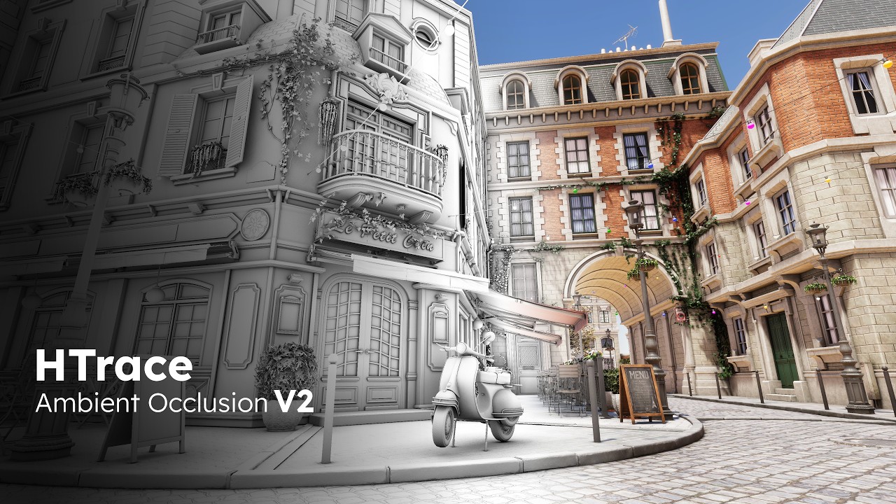 HTrace: Ambient Occlusion V2 | Feature Showcase [Unity]