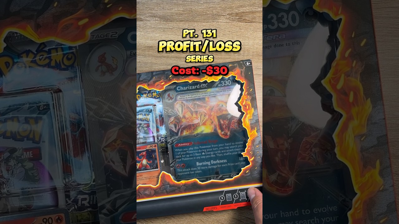 Channel Profit/Loss Series! (Part 131) Lenticular Charizard Collection Pack Opening