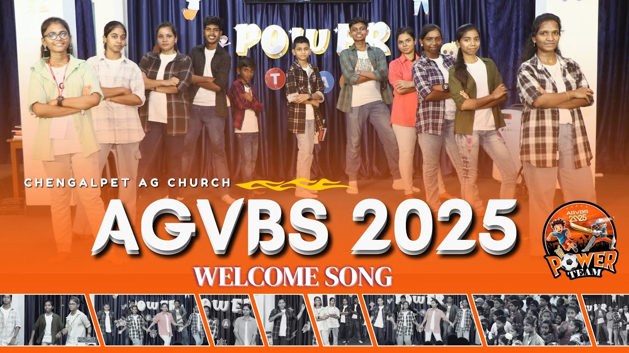 AGVBS | Welcome Song | 2025 | 4k Video | Chengalpet A.G Church #dance #vbs #childrenssongs