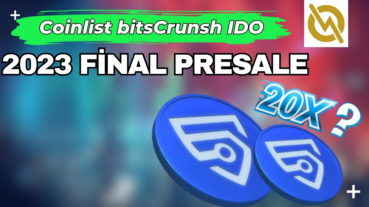 THE AWAITED PRE-SALE HAS ARRIVED! Coinlist İs The New IDO! JOIN BitsCrunch For Free