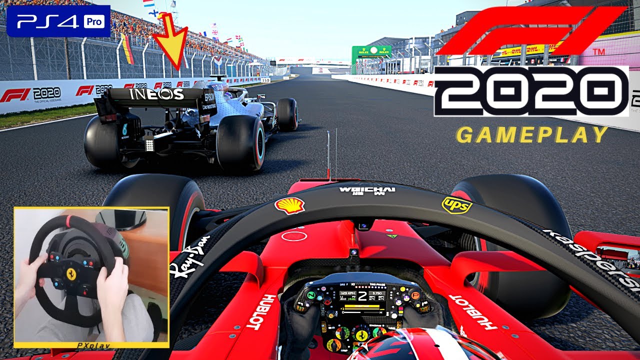 F1 2020 PS4 gameplay - Race at Circuit Zandvoort with Ferrari (w/steering wheel) | Thrustmaster T300