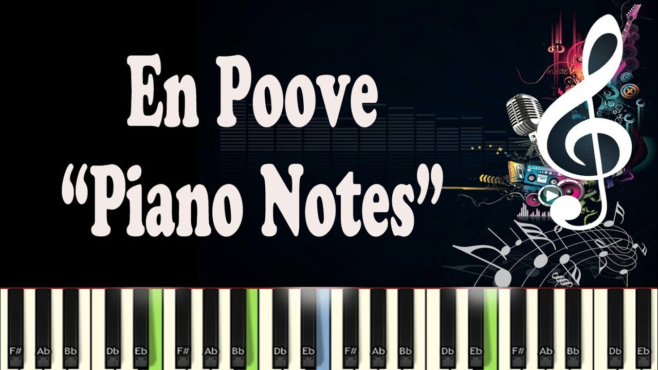 En Poove (ilayaraja) - Piano Notes
