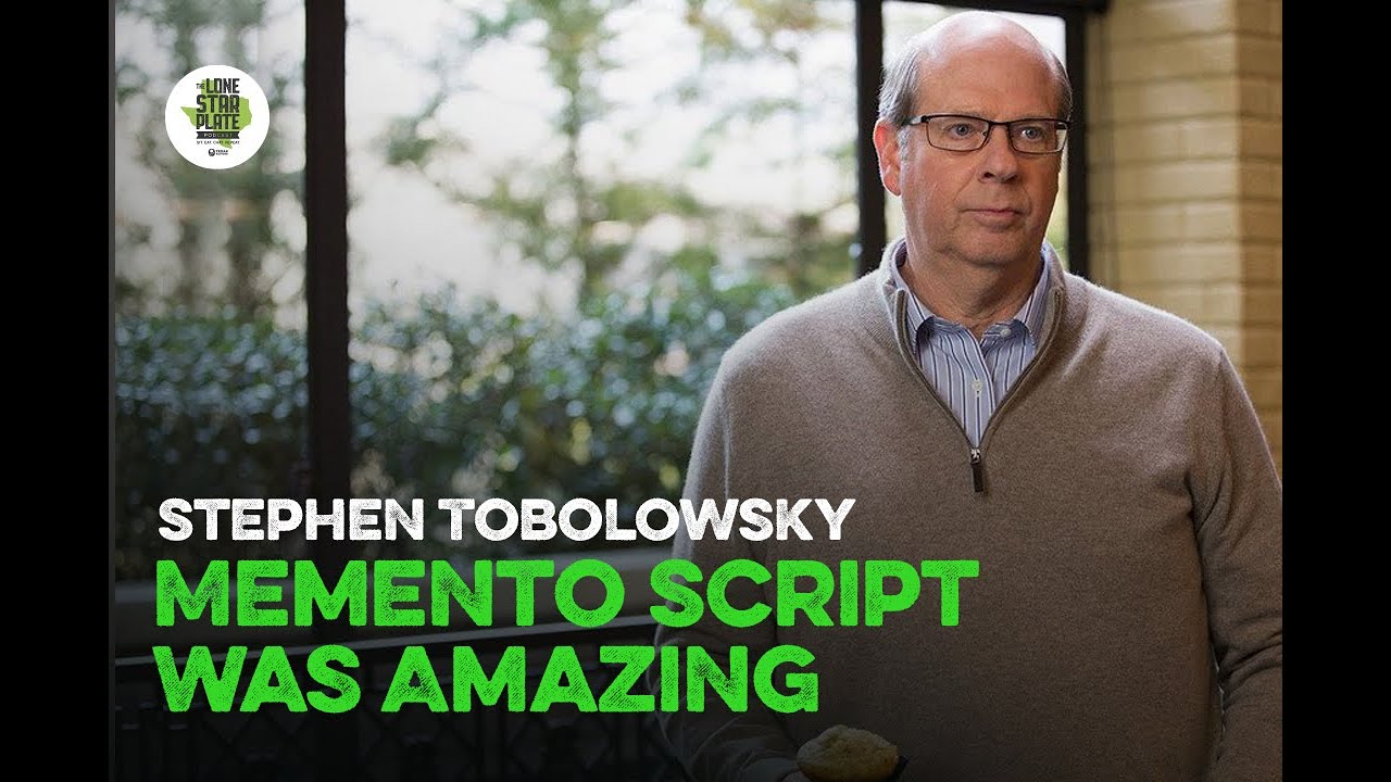 Memento by Christopher Nolan has the BEST SCRIPT EVER - Stephen Tobolowsky