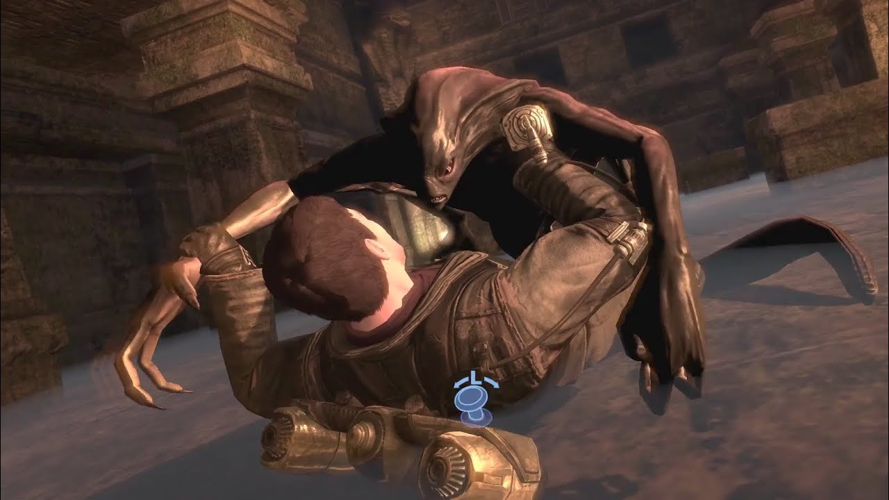 Dark Void: grab attacks