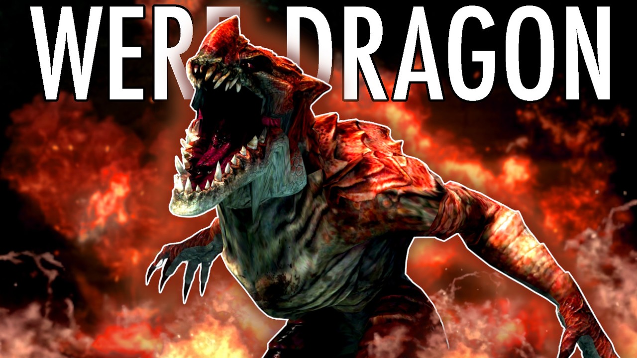 🔴SKYRIM BUT I BECOME A WEREDRAGON 🔴