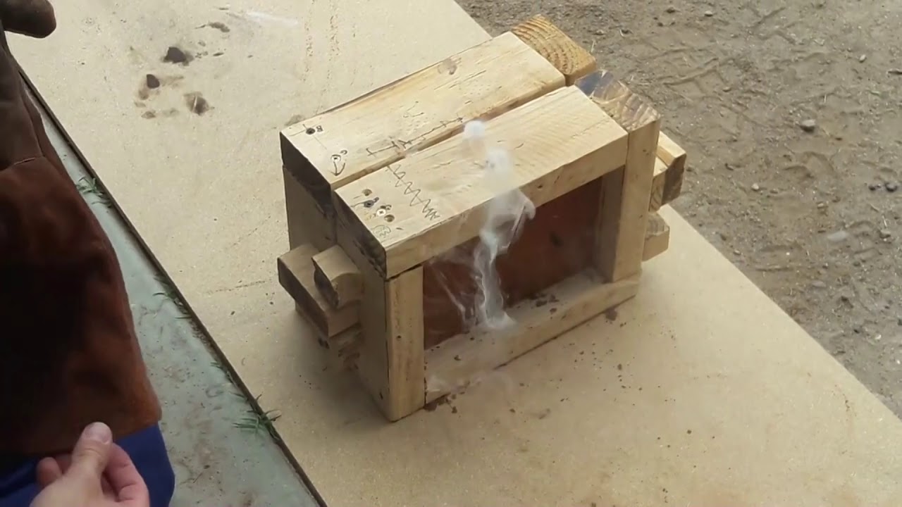Pouring a Brass Dagger in Petrabond