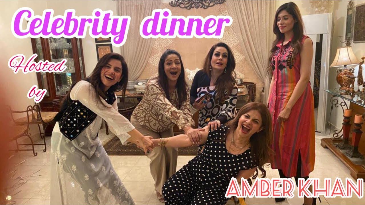 Fun celeb dinner hosted by me!!