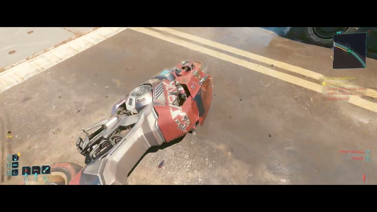 Cyberpunk 2077 motoros autodrive