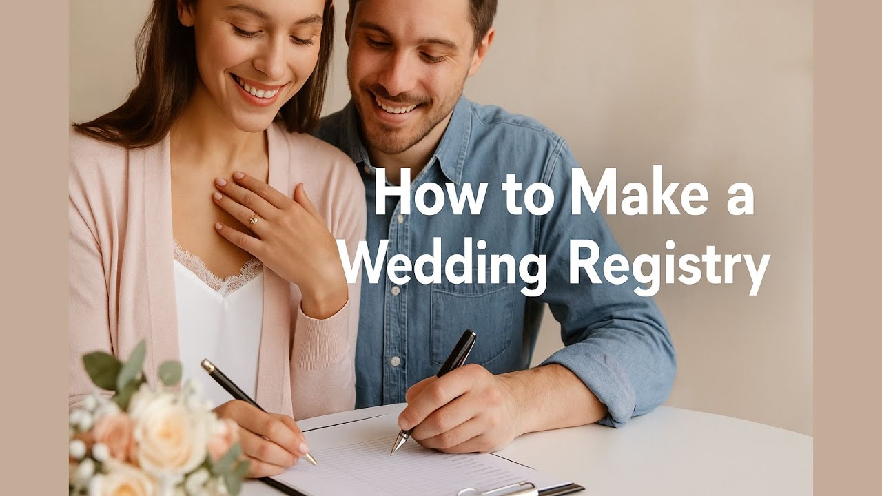 How to Make a Wedding Registry: Smart Tips for a Stress Free List