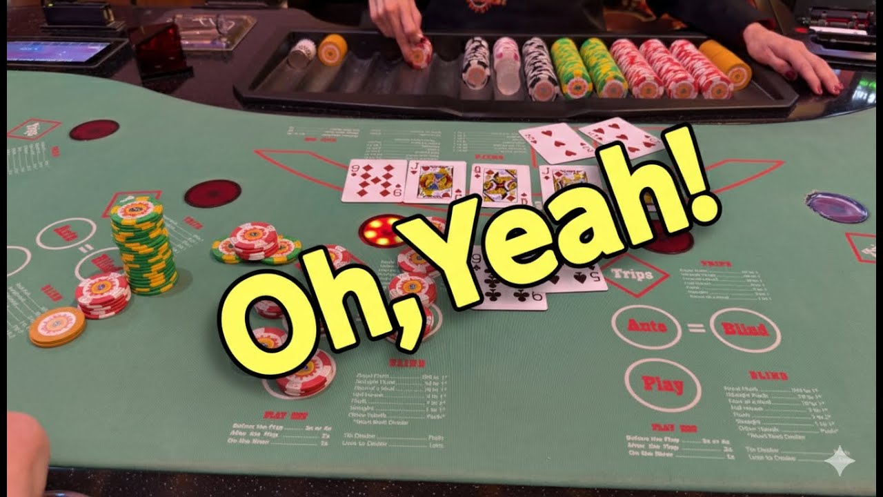 В поисках рояль-флеша на 57-й день в Ultimate Texas Hold'em — любите полный боут?