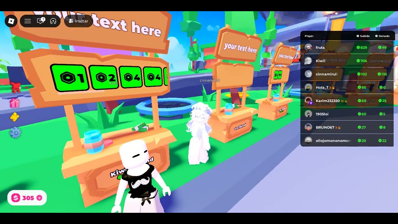 Donandole otra ves a mi hermana solo que esta ves 4 robux jejeje 🤑