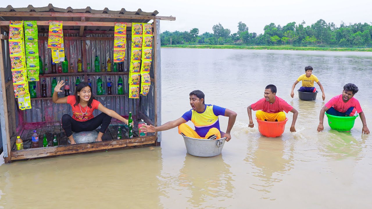 Must Watch New Water Game Comedy 2025, New Game Comedy, Funny Game By Fun tv 24
