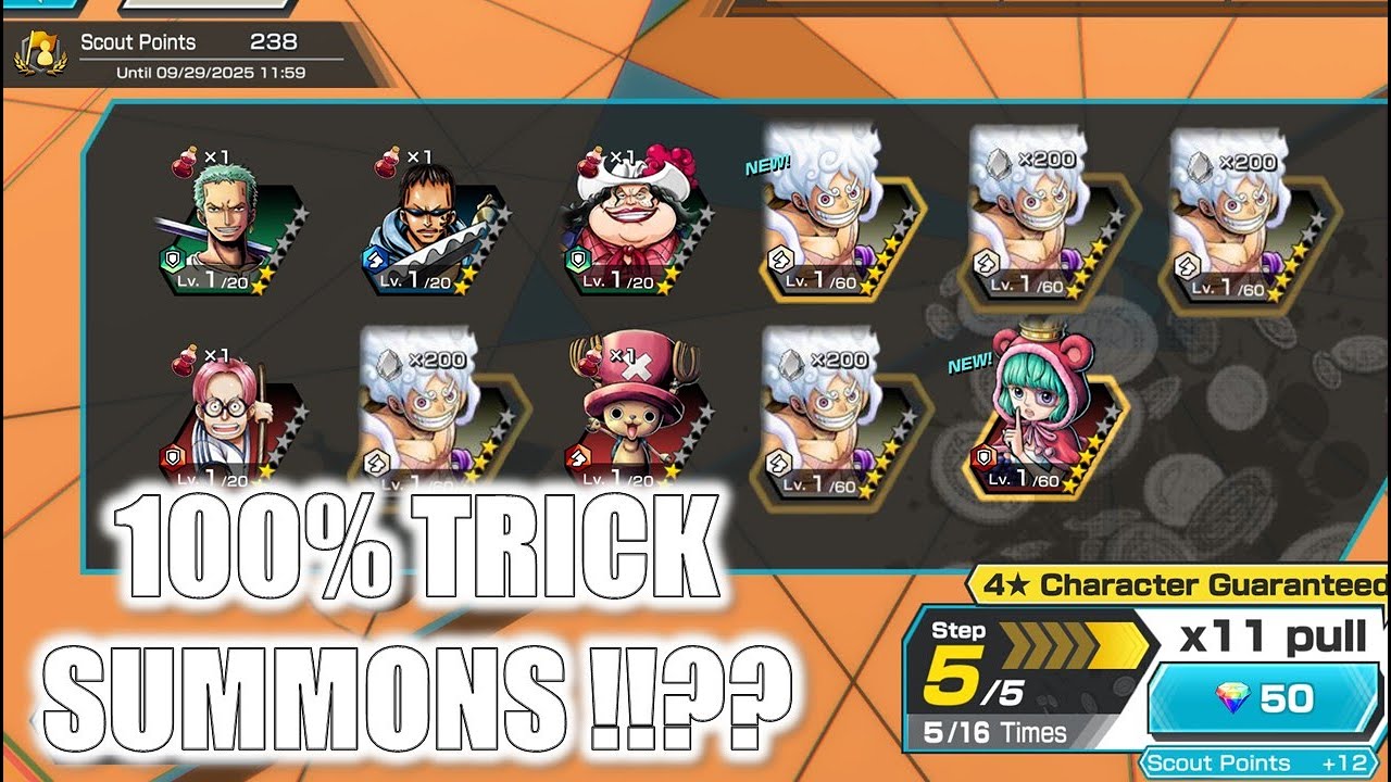 I Never Believe Trick But This Happened in EX Gear 5 Luffy Summons - One Piece Bounty Rush OPBR