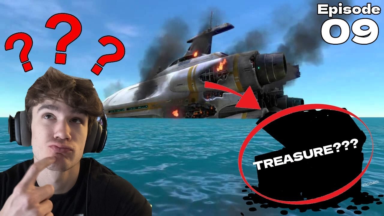 THERE'S TREASURE IN THERE!? (Exploring big ship) | Part 9 | Subnautica