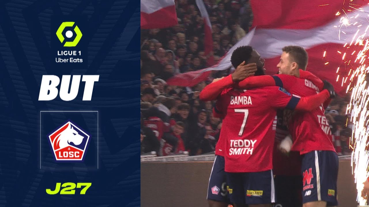 But Jonathan Christian DAVID (46' - LOSC) LOSC LILLE - OLYMPIQUE LYONNAIS (3-3) 22/23