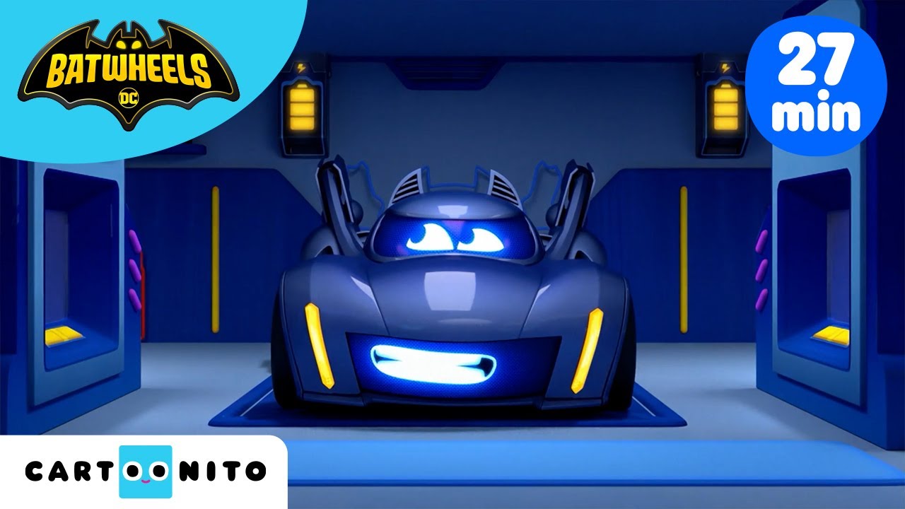 Batbilarna-samling| Batbilarna behöver hjälp | Cartoonito | Tecknade DC-serier för barn