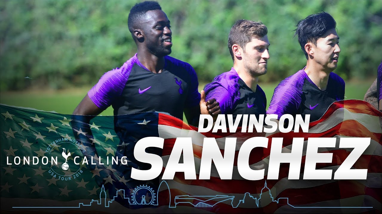 DAVINSON SANCHEZ TRAINS IN AMERICA | #SPURSINUSA