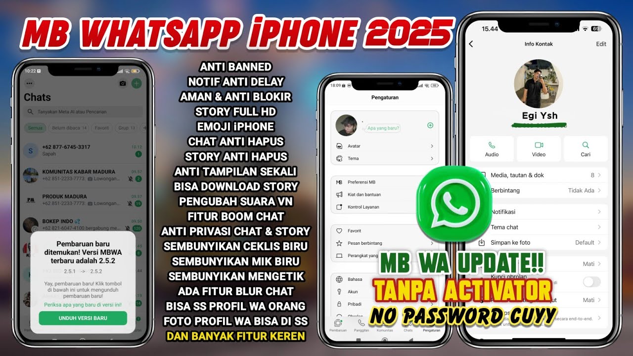 MB WHATSAPP iOS LATEST 2025 || WA iPHONE LATEST 2025 || WA iOS LATEST 2025
