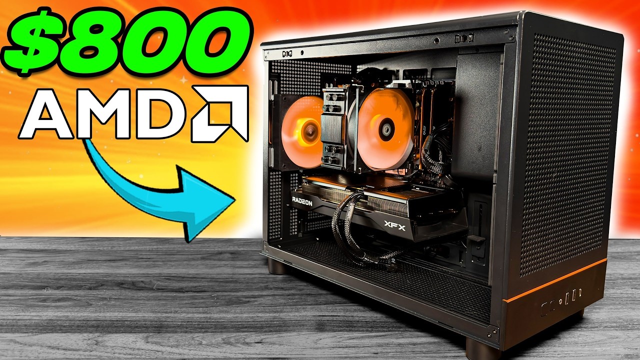 This $800 ALL AMD Gaming PC is Insanely Good