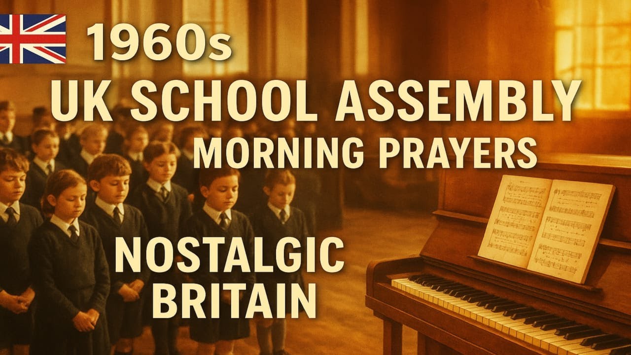 🇬🇧 UK School Assembly in the 1960s – Morning Prayers & Memories of Britain 🇬🇧