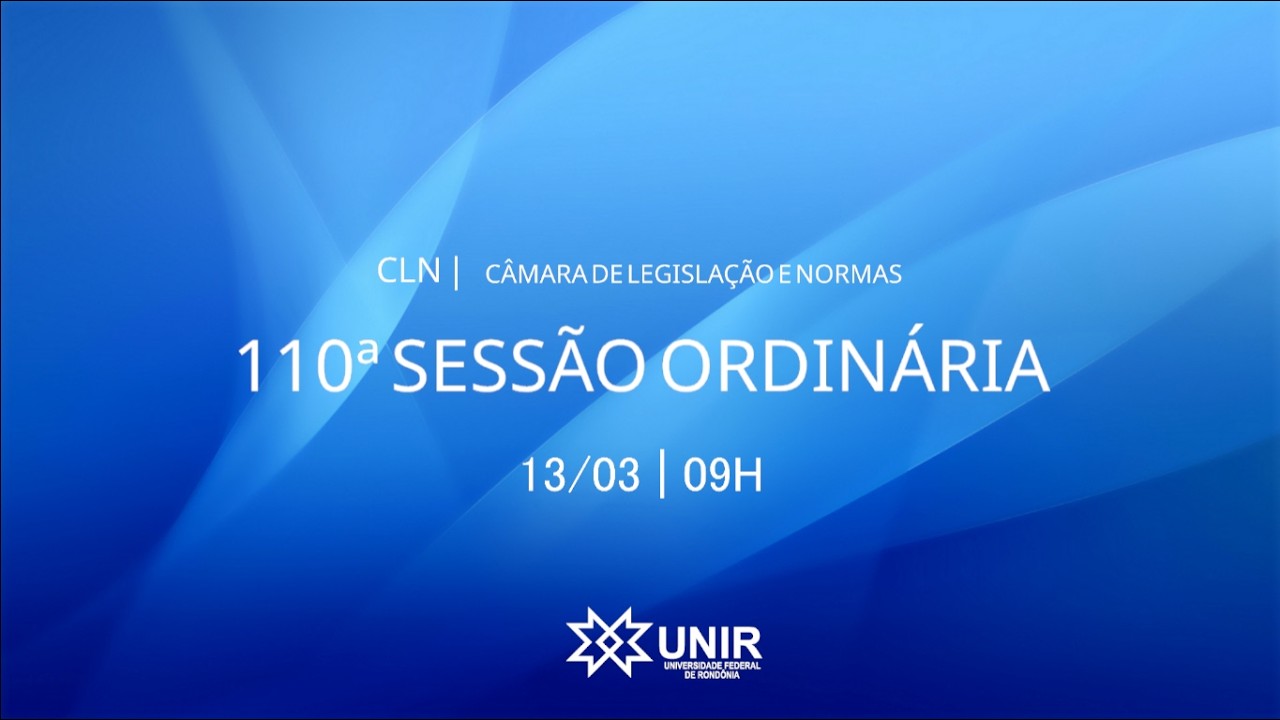 CLN - 110ª sessão ordinária