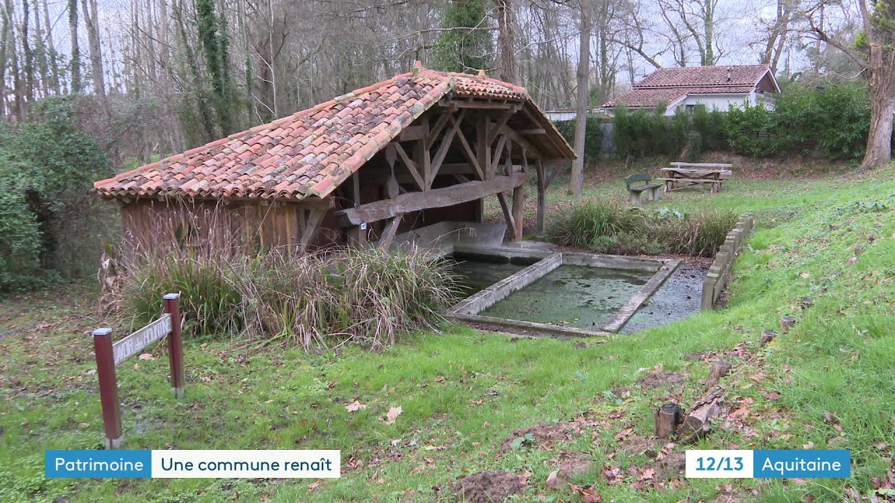 Préchacq-les-bains (Landes) : granges et lavoirs, une association sauvegarde le patrimoine local