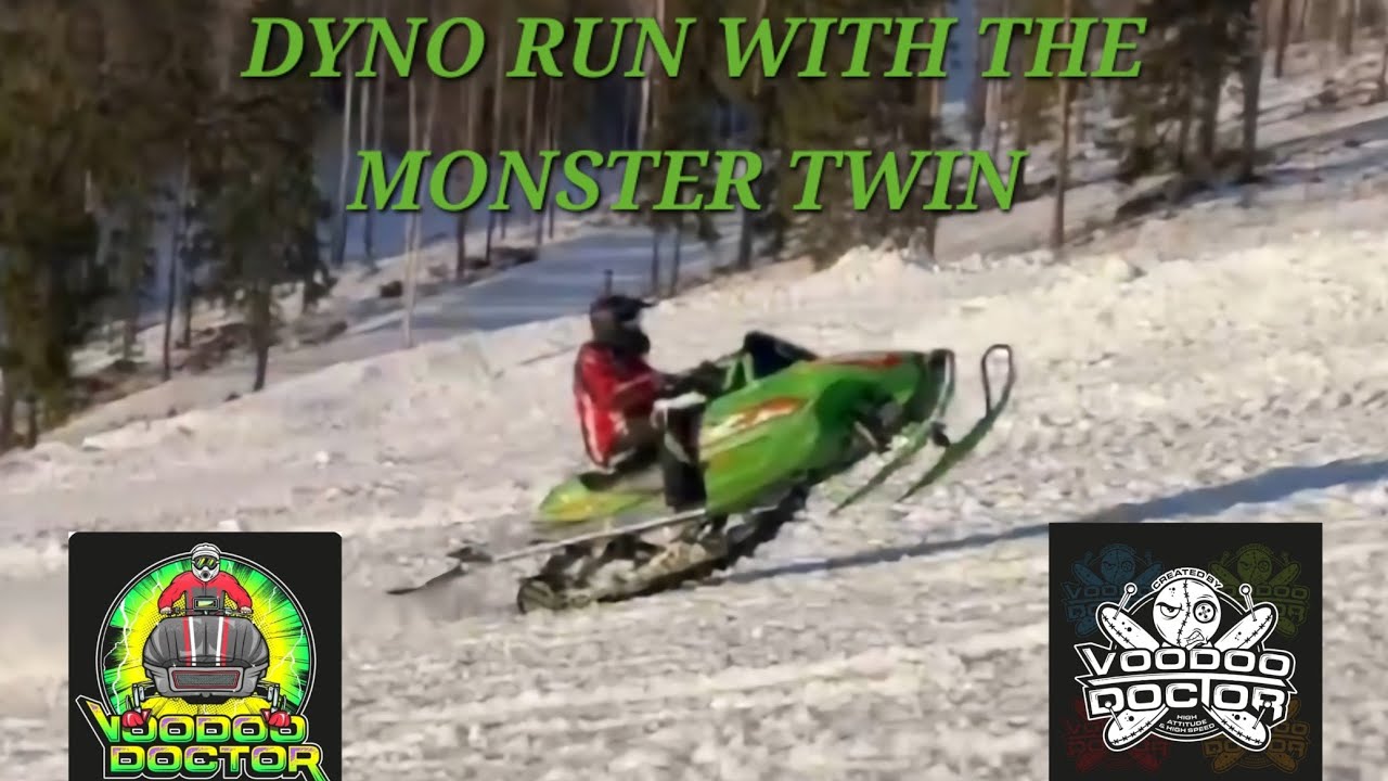 Arctic cat Hooper Monster Twin Dyno run.