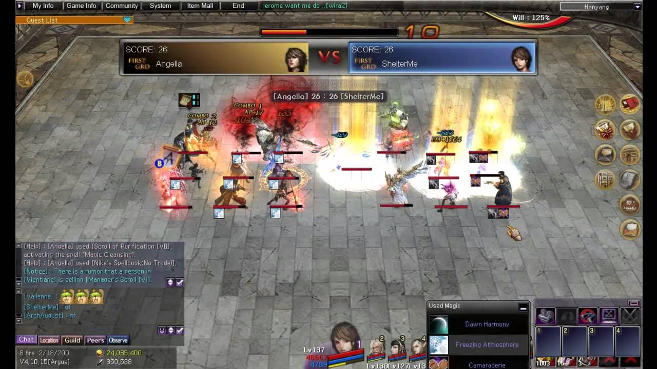Atlantica Online Final Weekly Championship Angella vs ShelterMe