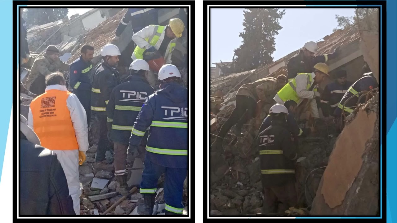 TPIC F320-6 Kulesi ''ACİL DURUM MÜDEHALE EKİBİ'' ADIYAMAN'da (07.02.2023)