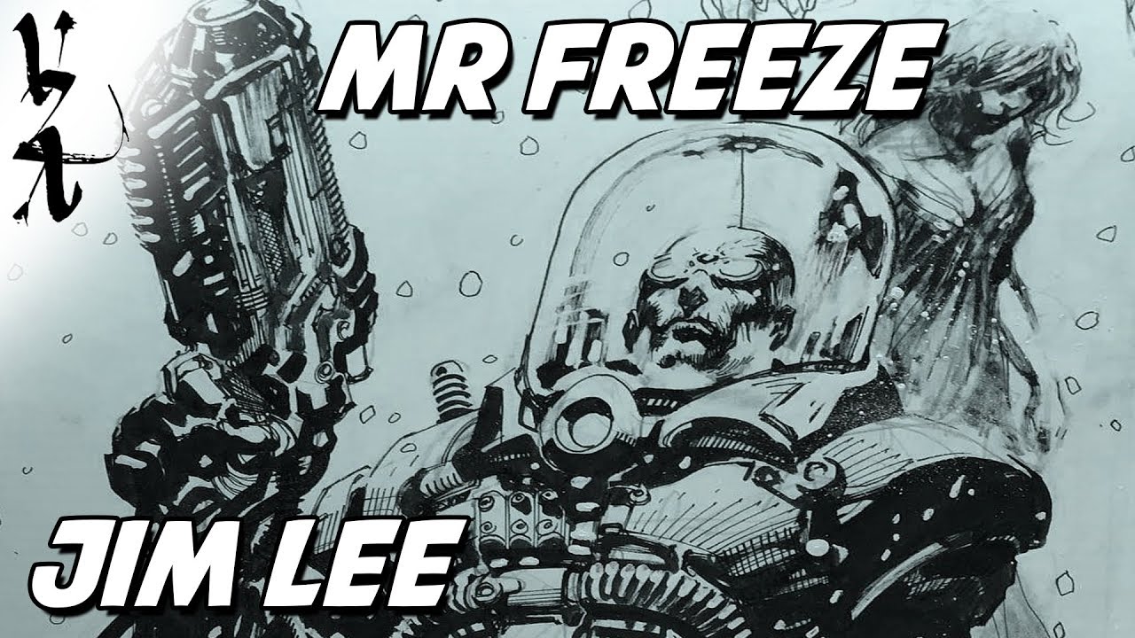 Jim Lee drawing Mr Freeze